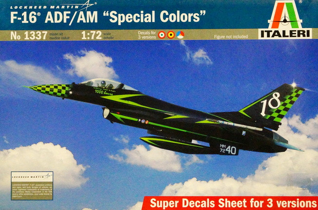 Сборная модель "Истребитель F-16A "Special colors"  М 1/72