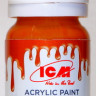 C1016 ICM Лак акриловый, цвет "Оранжевый" (Clear Orange), 12 мл.
