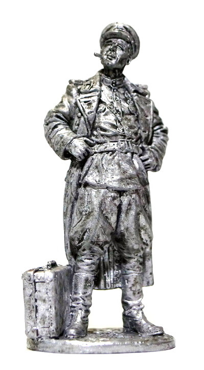 Оловянная миниатюра "Майор Красной Армии в отпуске, 1943-1945 годы."