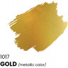 C1017 ICM Краска акриловая для творчества, цвет "Золото" (Gold), 12 мл.