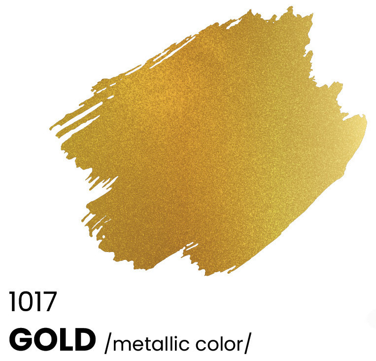 C1017 ICM Краска акриловая для творчества, цвет "Золото" (Gold), 12 мл.