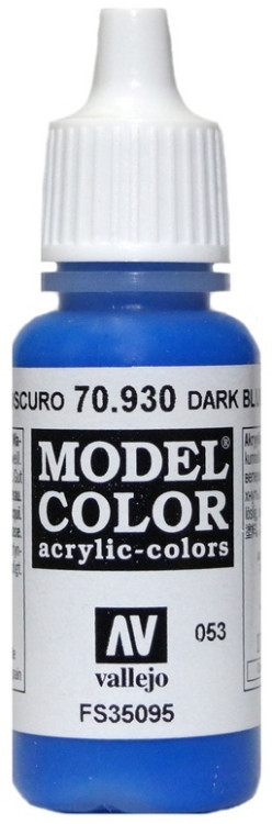 70930 Vallejo Краска акриловая "Синий темный RAL5005" / Dark Blue, 17 мл.