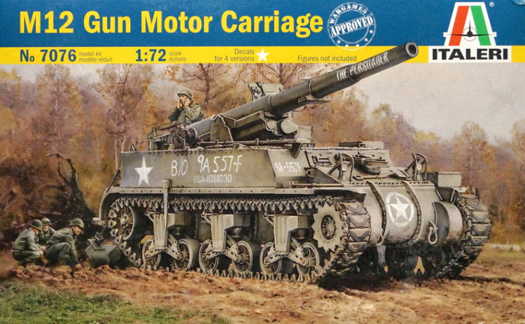 Сборная модель "Американская 155-мм САУ M12"     М 1/72