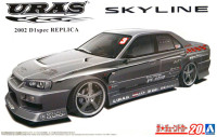 Сборная модель "Автомобиль Uras 2002 d1 Spec Replica ER34 Skyline '01 (Nissan)"   М 1/24