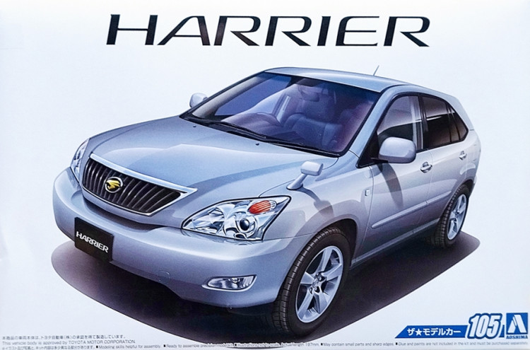 Сборная модель "Автомобиль Toyota Harrier 350G Premium L, 2006 г."  М 1/24