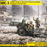Сборная модель "Советское дивизионное 76-мм орудие ЗиС-3 с расчетом"  М 1/35
