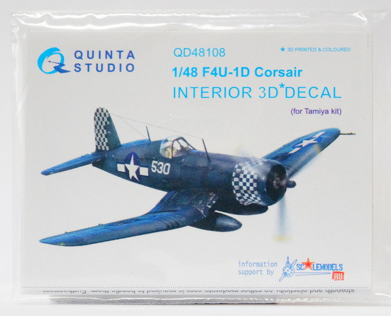 3D Декаль интерьера кабины F4U-1D (Tamiya)  М 1/48