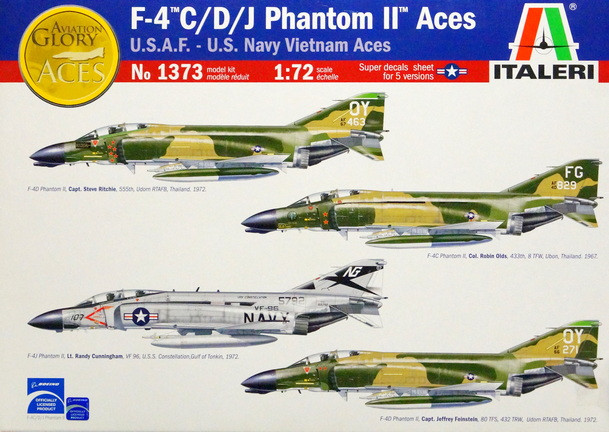 Сборная модель "Истребитель F-4 C/D/J Phantom II Aces"  М 1/72