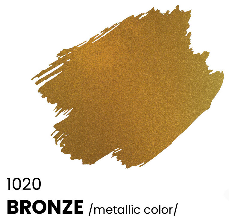 C1020 ICM Краска акриловая для творчества, цвет "Бронза" (Bronze), 12 мл.