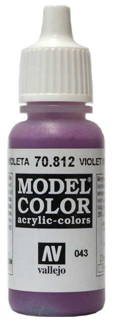 70812 Vallejo Краска акриловая  "Фиолетово-красный" / Violet Red, 17 мл.