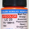 LC023 Lifecolor Краска "Флюорисцентный оранжевый" / Fluorescent Orange, FS38915, 22 мл.
