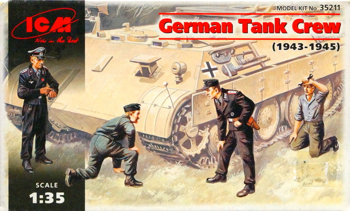 Набор миниатюр "Немецкие танкисты"  М 1/35