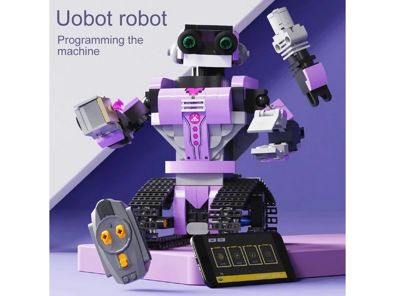 Радиоуправляемый конструктор RCM "Робот UOBOT", (318 деталей).