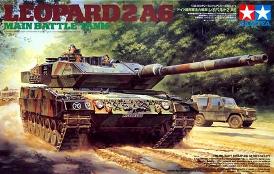 Сборная модель "Германский танк "Leopard 2 A6"  М 1/35
