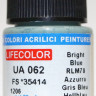 UA062 Lifecolor Краска "Германский светло-голубой" / Hellblau, RLM78, FS35414, 22 мл.