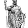 Оловянная миниатюра "Владимир Святославович-князь Новгородский (956-1015 годы)"