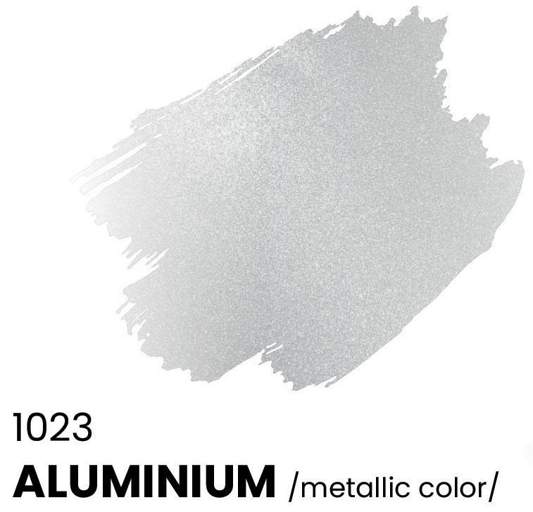 C1023 ICM Краска акриловая для творчества, цвет "Алюминий" (Aluminium), 12 мл.