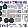 Окрасочная маска на остекление Cessna O-2 "Skymaster" (ICM)
