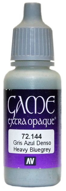 72144 Vallejo Game Color Extra Opaque Краска "Насыщенный серо-голубой" / Heavy Blue Grey, 17 мл.