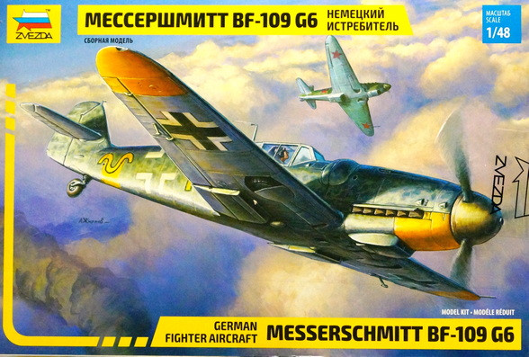 Сборная модель "Немецкий истребитель Me-109G6"     М 1/48