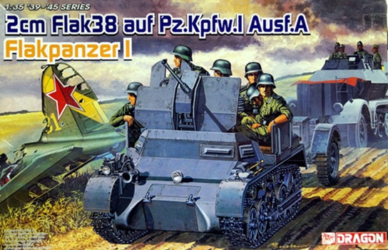 Сборная модель "Немецкий зенитный танк Flakpanzer I"  М 1/35