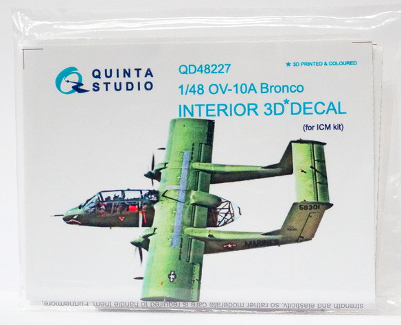 3D Декаль интерьера кабины OV-10A "Bronco"  (ICM)  М 1/48