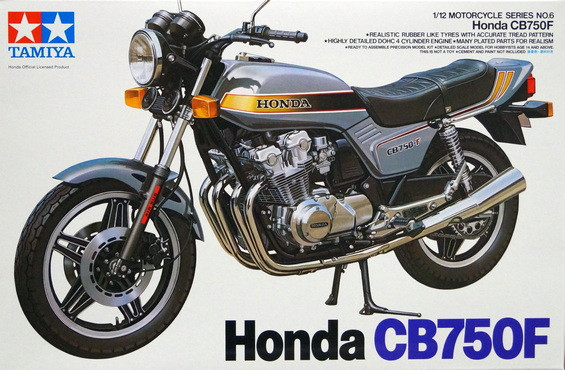 Сборная модель "Мотоцикл Honda CB750F"   М 1/12