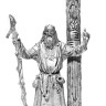Оловянная миниатюра "Волхв-древнеславянский языческий жрец и чародей, 9-11 века"