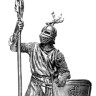 Оловянная миниатюра "Средневековый рыцарь, 15 век"