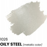 C1026 ICM Краска акриловая для творчества, цвет "Промасляная сталь (Oily Steel), 12 мл.
