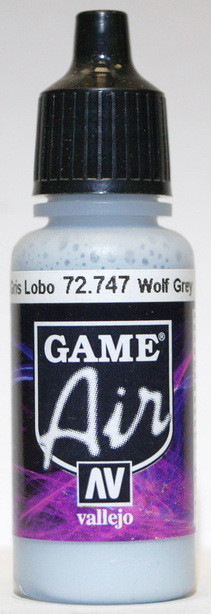 72747 Vallejo Game Air Краска "Волчий серый" / Wolf Grey, 17 мл.