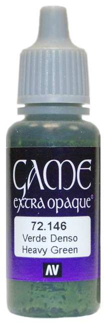 72146 Vallejo Game Color Extra Opaque Краска "Насыщенный зеленый" / Heavy Green, 17 мл.