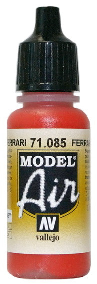 71085 Vallejo Model Air Краска "Итальянский красный" / Ferrari Red, 17 мл.