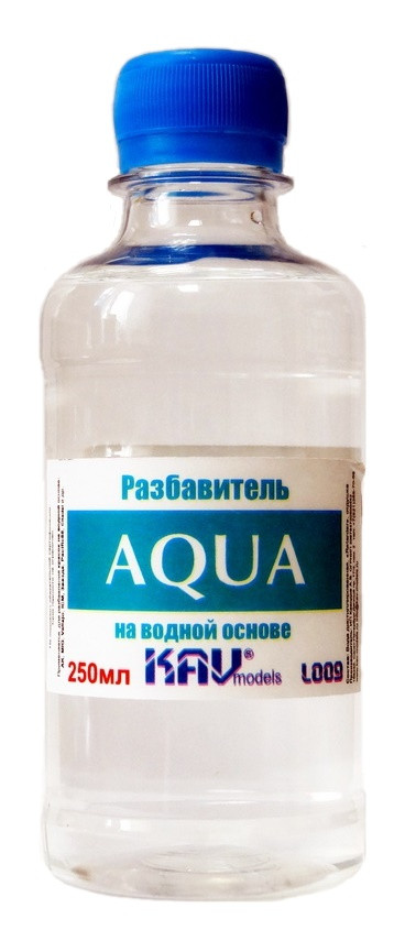 Универсальный разбавитель "AQUA" для красок на водной основе Vallejo, "Звезда", 250 мл.