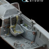 3D Декаль интерьера кабины Ил-2 двухместный, (Звезда) М 1/48 3D Декаль интерьера кабины Ил-2 двухместный, (Звезда) М 1/48