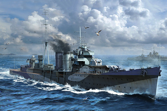 Сборная модель "Британский легкий крейсер "Colombo"  М 1/350