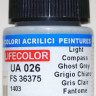 UA026 Lifecolor Краска "Светлый призрачный серый" / Light Ghost Grey, FS36375, 22 мл.
