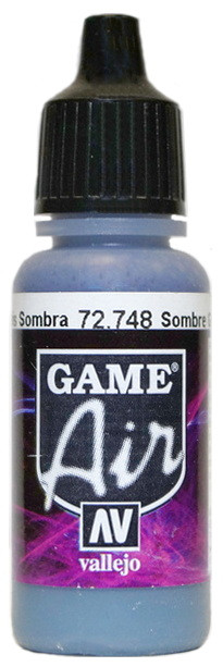 72748 Vallejo Game Air Краска "Мрачный серый" / Sombre Grey, 17 мл.
