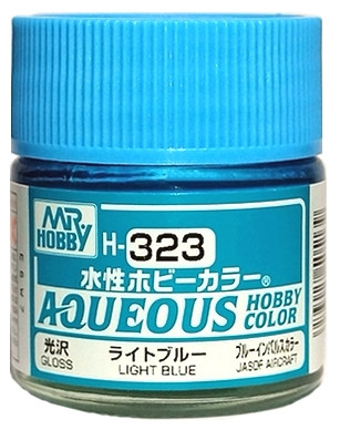H323 Mr.Hobby Краска акриловая полуматовая "Светло-синий" / Light Blue, 10 мл. H323 Mr.Hobby Краска акриловая полуматовая "Светло-синий" / Light Blue, 10 мл.