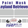 Окрасочная маска на остекление для модели Leyland Retriever (ICM). М 1/35 Окрасочная маска на остекление для модели Leyland Retriever (ICM). М 1/35