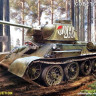 Сборная модель "Советский средний танк Тип-34-76 (выпуск конца 1943 г.)"   М 1/35