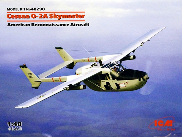 Сборная модель "Американский самолет-разведчик Cessna O-2A "Skymaster"   M 1/48