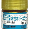 H 9 Mr.Hobby Краска акриловая металлик "Золото" / Gold, 10 мл. H 9 Mr.Hobby Краска акриловая металлик "Золото" / Gold, 10 мл.
