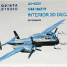 3D Декаль интерьера кабины для модели самолёта He-219 (Tamiya)  М 1/48