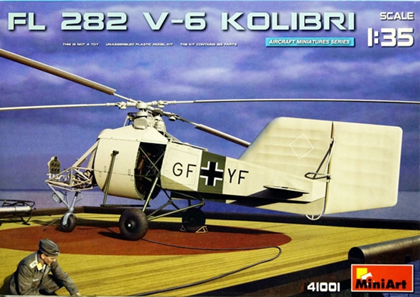 Сборная модель "Немецкий вертолет FL-282 V-6 "Kolibri"  М 1/35