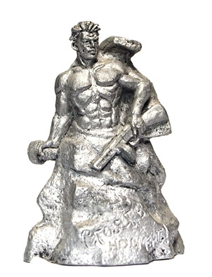 Оловянная миниатюра "Памятник защитникам Сталинграда"