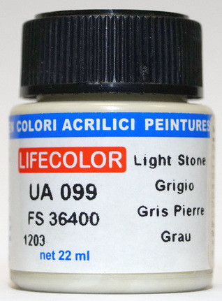 UA099 Lifecolor Краска "Светлый каменный" / Light Stone, FS36400, 22 мл.