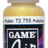 72755 Vallejo Game Air Краска "Полированное золото" / Polished Gold, 17 мл.