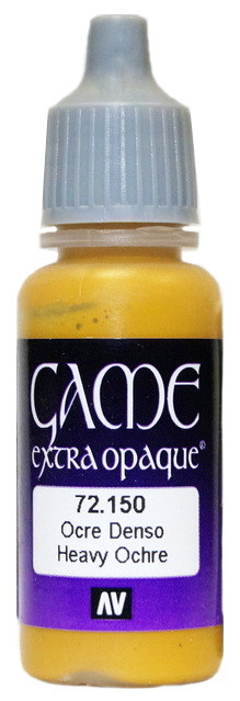 72150 Vallejo Game Color Extra Opaque Краска "Насыщенная охра" / Heavy Ochre, 17 мл.