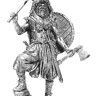Оловянная миниатюра "Варяжский воин-берсерк"